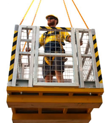 Picture of Crane Work Platform Man Cages 4 Man (No Roof)