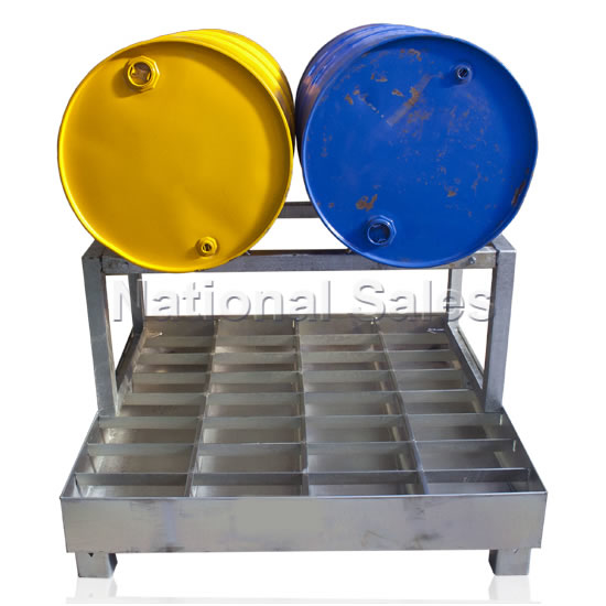 Dual Drum Rack Storage Unit | Brick Cages | Brick cage